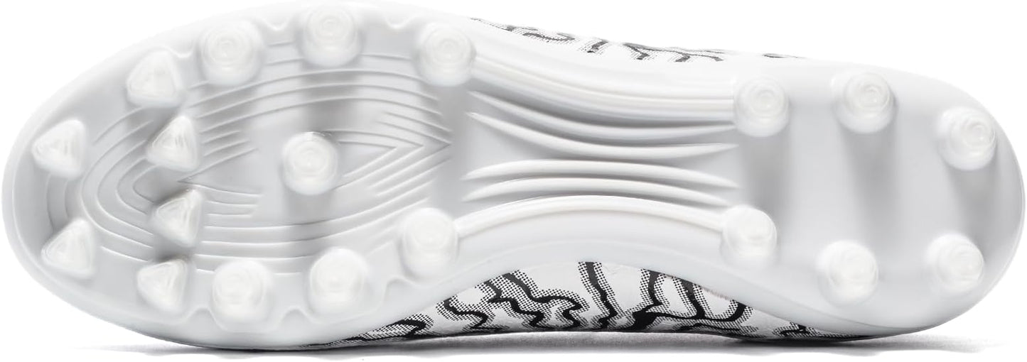 Kids Soccer Cleats Boys Girls Training Football Cleats Youth High-top Soccer Shoes for Little/Big Professional Athletic Outdoor Football Shoes