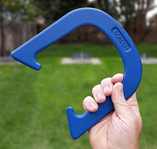 Gordon Professional Pitching Horseshoes - NHPA Sanctioned for Tournament Play - Drop Forged Construction - One Pair (2 Shoes) - Medium Weight