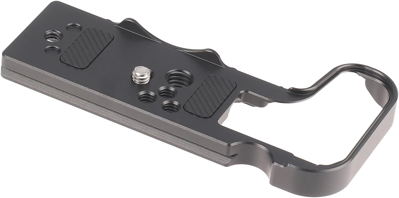 FocusFoto R10 Quick Release Baseplate QR Plate Mount for Canon EOS Mirrorless Camera, Compatible with Arca-Swiss