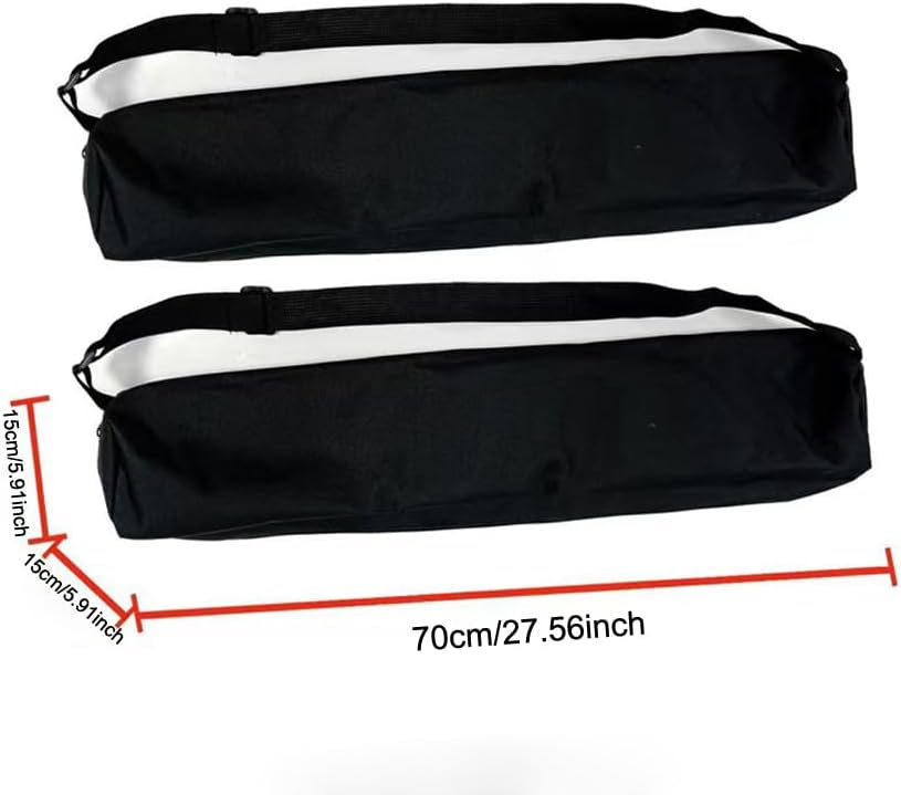 SquEqu 27 Inch Camera Tripod Carrying Case with Shoulder Strap Long Phone Tripod Bag for Microphone Stand Floor Boom