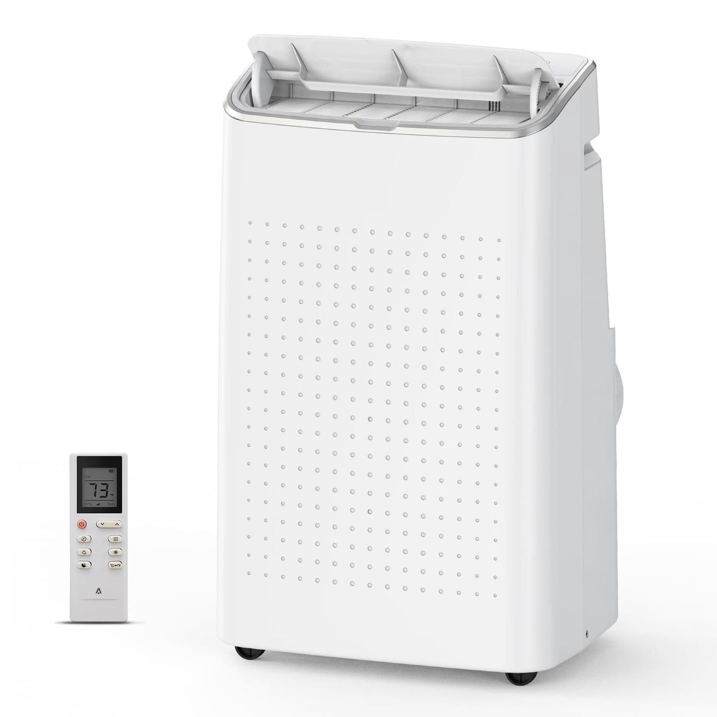 Portable Air Conditioners, 15000 BTU Cooling Capacity for Up to 850 Sq. Ft, Multi-Functional AC Unit with Fan, Dehumidifier, Remote Control, Quiet Operation for Home and Office, White