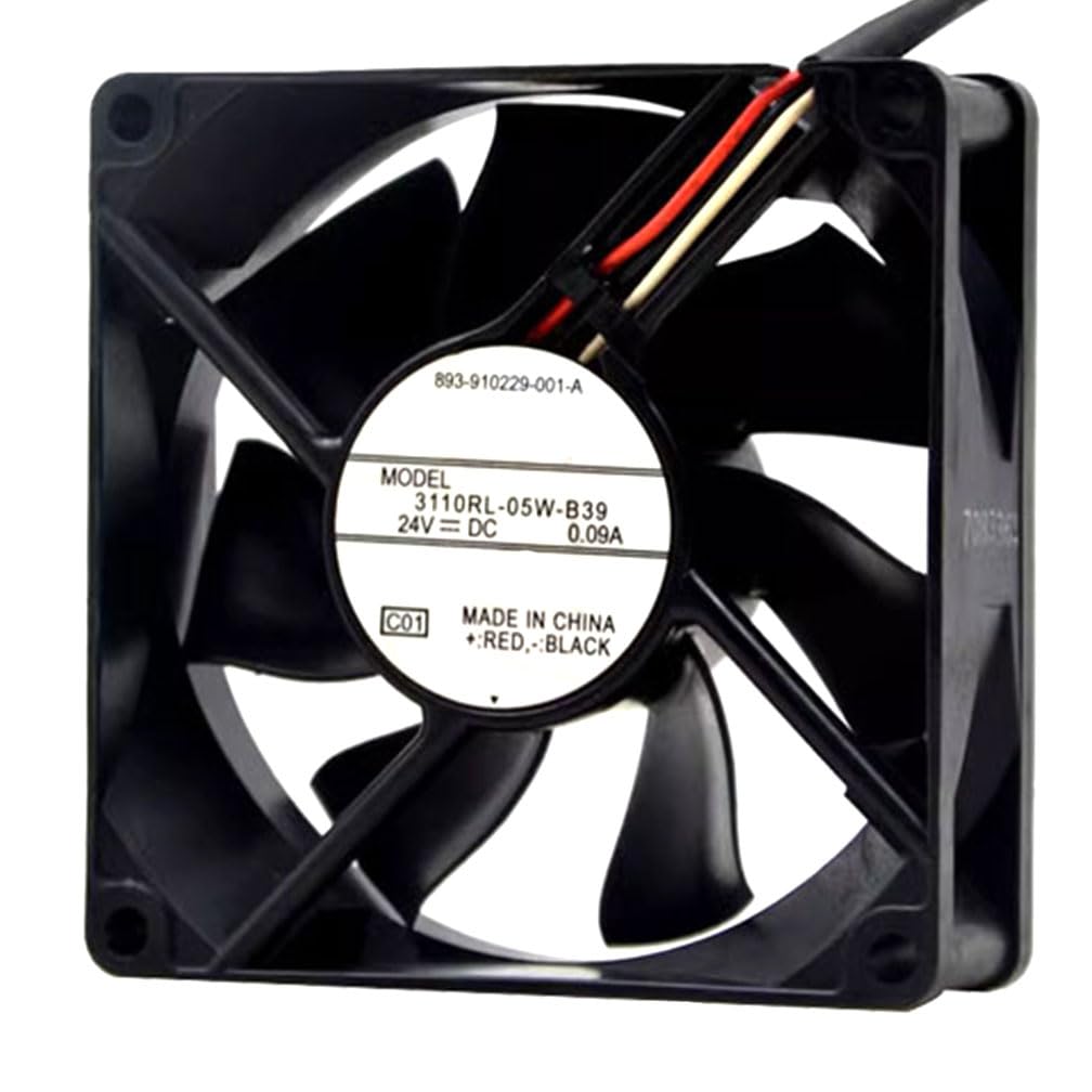 JVHROLW 80MM DC24V 0.09A 2.16W 8025 3000RPM 3110RL-05W-B39 8CM 80 80 25mm (3pin) Inverter Fan Speed Copier Cooling Fan