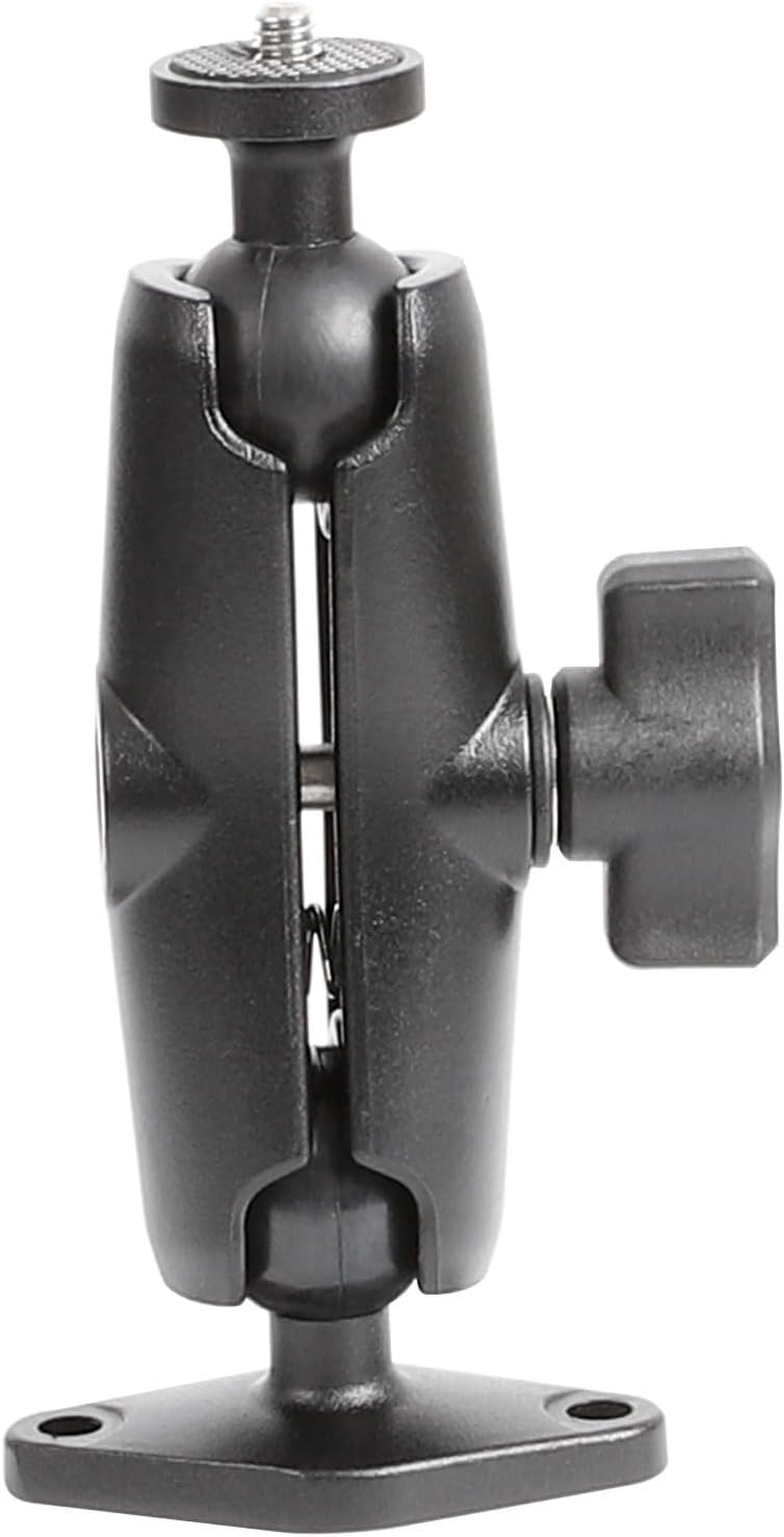 xik 1/4"-20 Thread Camera Mount Holder for Wall/Desk/Car/Boat,AMPS Standard Hole InstallationFits DSLR, CCTV, Action