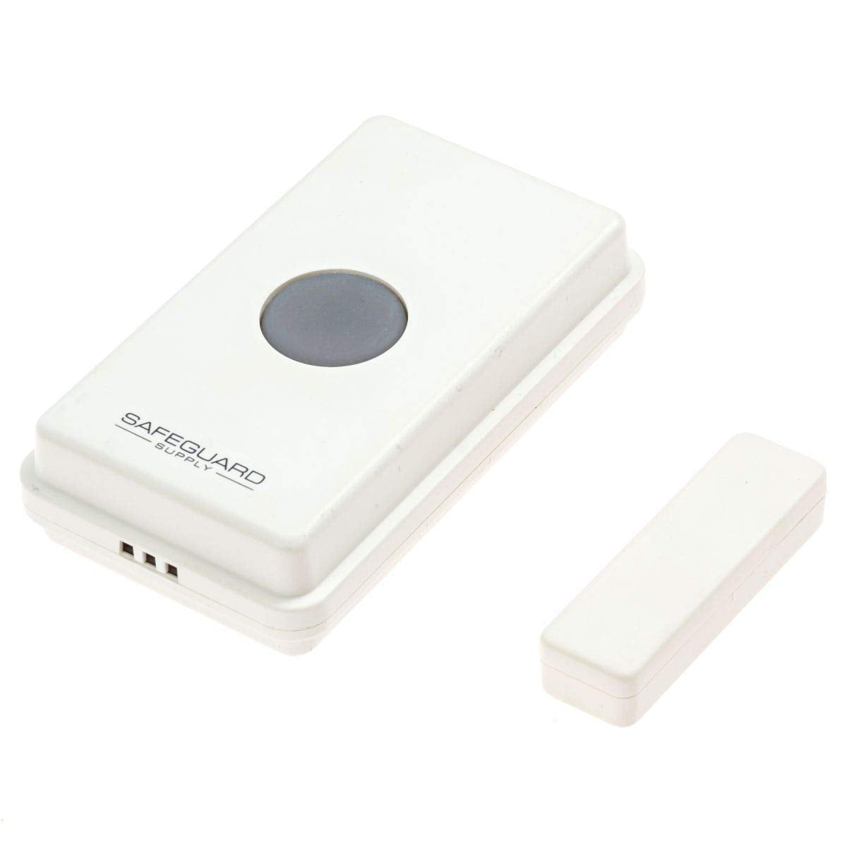 Safeguard Supply Extra Loud Doorbell- 120db Door Buzzer for Business Entry - Unique Loud Wireless Doorbell for Noisy or Large Areas - One Door Buzzer Entry System Kit Provides Complete Coverage