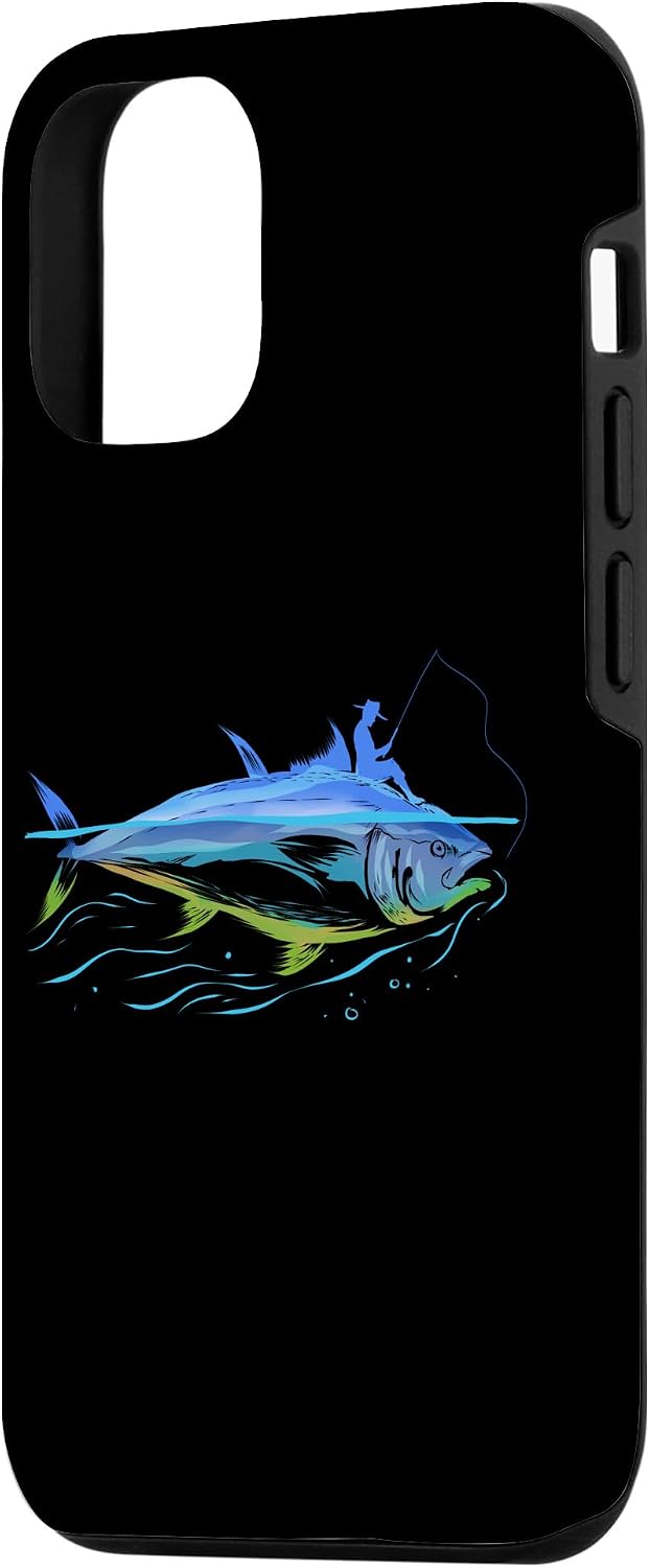 Angler Tuna Fishing Store 12/12 Ocean Fishing Tuna Fish Gift for Angler and Fisher Case for iPhone Pro