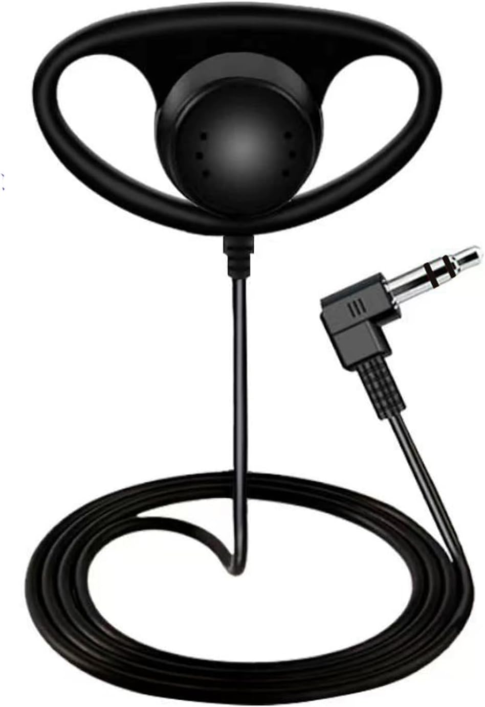 Generic 3.5mm MP3 Single Mono Earphone with D-Shaped Design Plug, Comfortable for Either Ear,Compatible Tour Guide