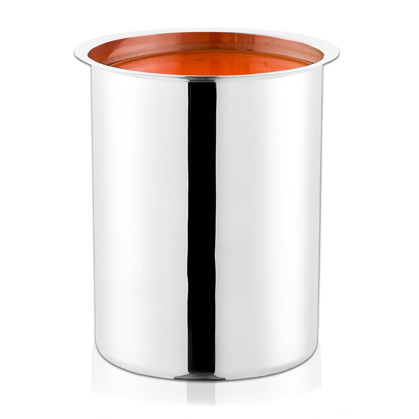 OCS Parts 6-Pack 2 Quart Bain Marie Pot | 6-3/4" x 4-3/8" Stainless Steel Pot for Warm or Cold Food, Sauces, Soups, or Organizing Cooking Utensils