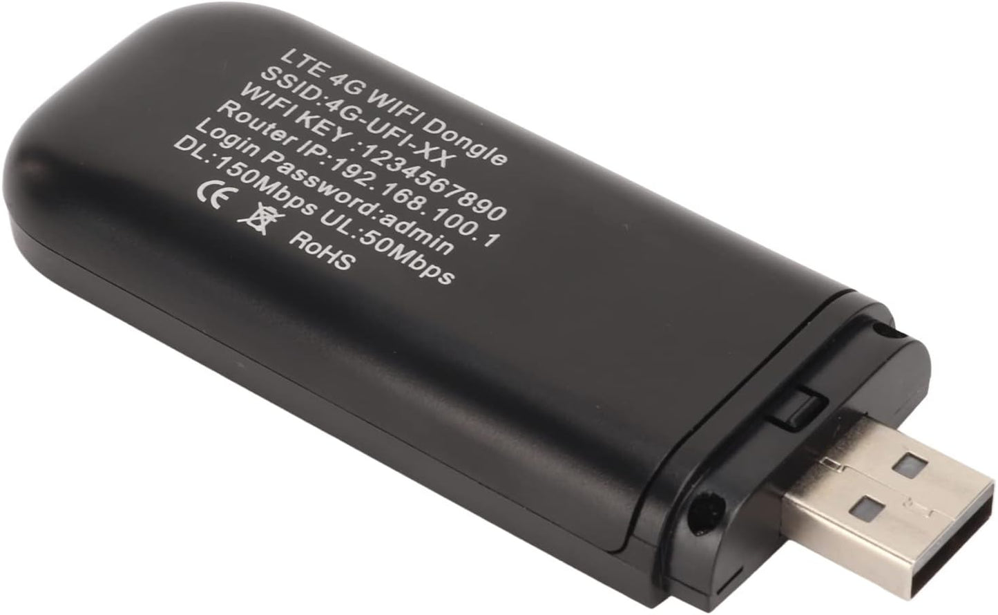 Zunate 4G (B1/B3/B5 B1 10 LTE WiFi Router for Mobile Hotspot FDD, WCDMA) | USB Plug and Play, Connects Up to Users |