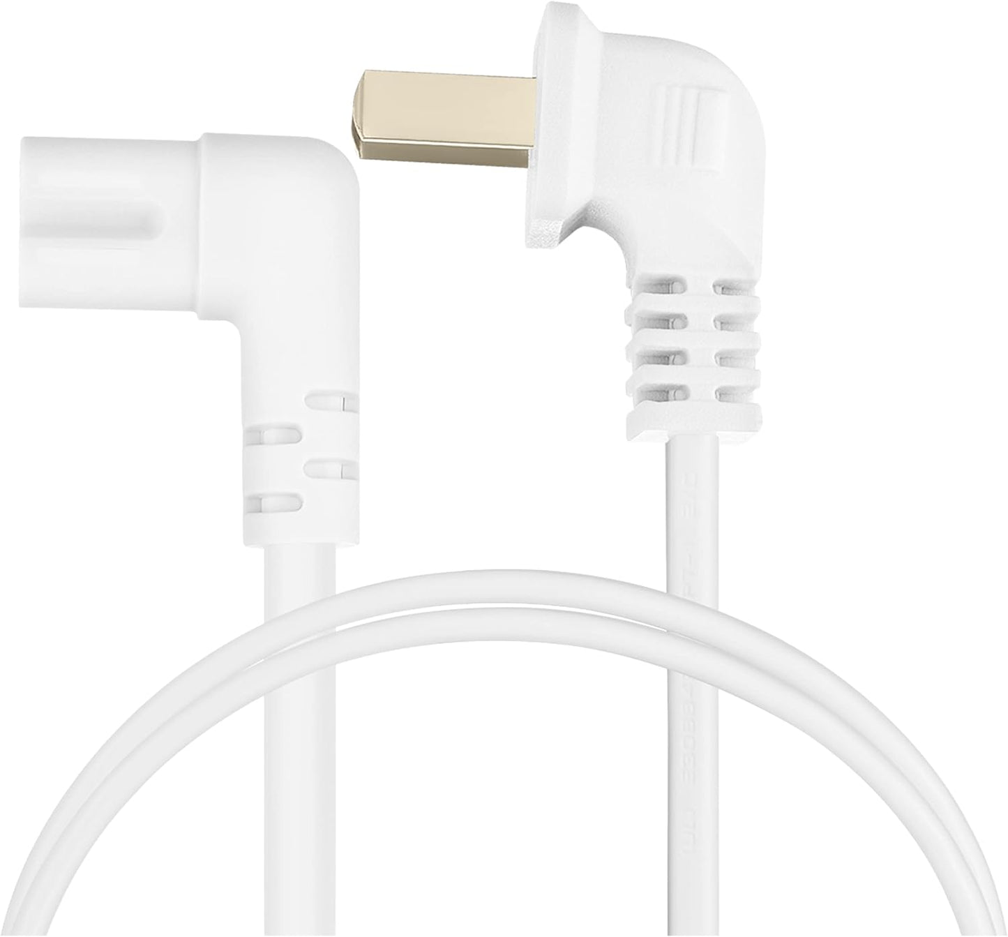 Vebner 17-Foot 90 (17-Foot, Extra Long Power Cord Compatible with Samsung and LG TV LED Smart Screens and Many Other