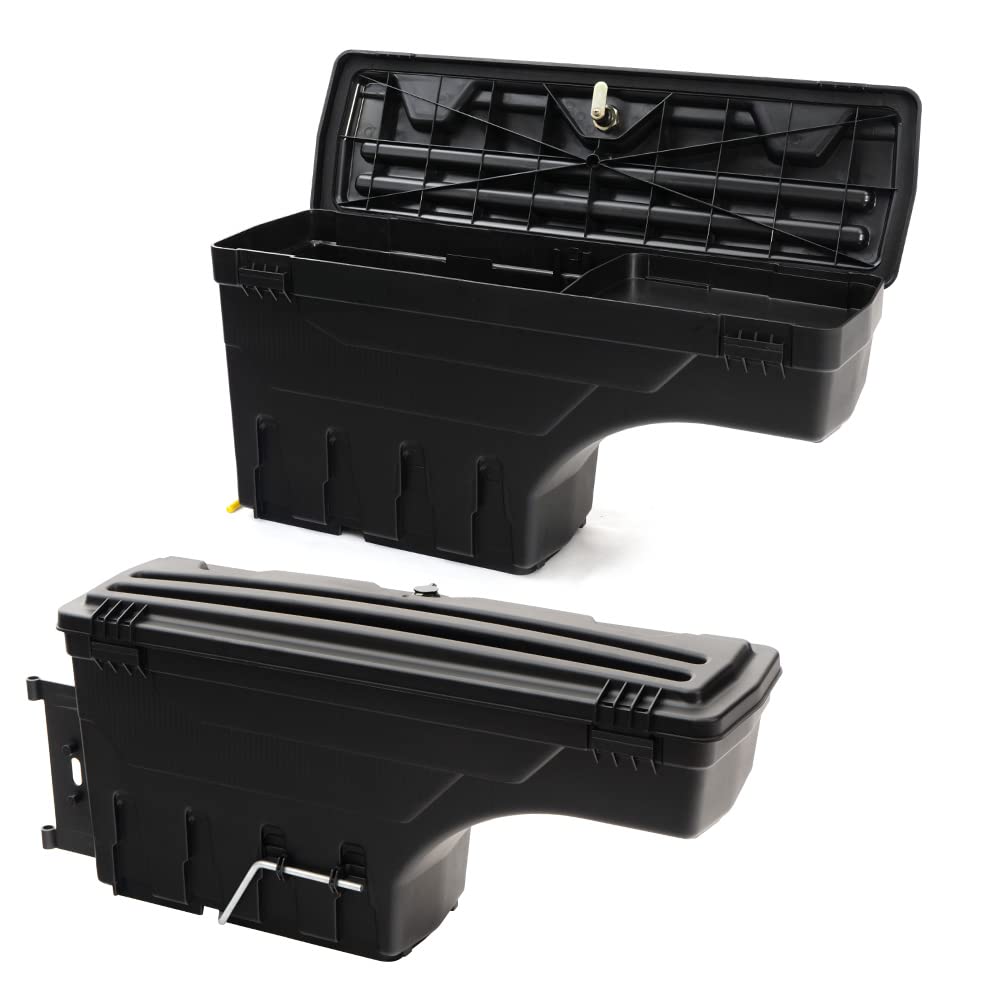 CHEDA Truck Bed Storage Box, Compatible with 2007 2008 2009 2010 2011 2012 2013 2014 2015 2016 2017 2018 2019 2020 Toyota Tundra, Rear Right & Left Side