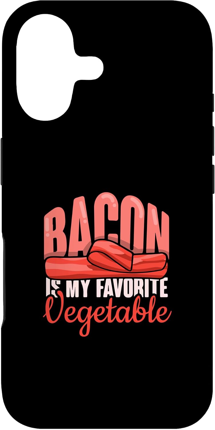 Bacon Lovers Gifts Men - Bacon Pajamas Women 17 Bacon is My Favorite Vegetable - Making Bacon Case for iPhone