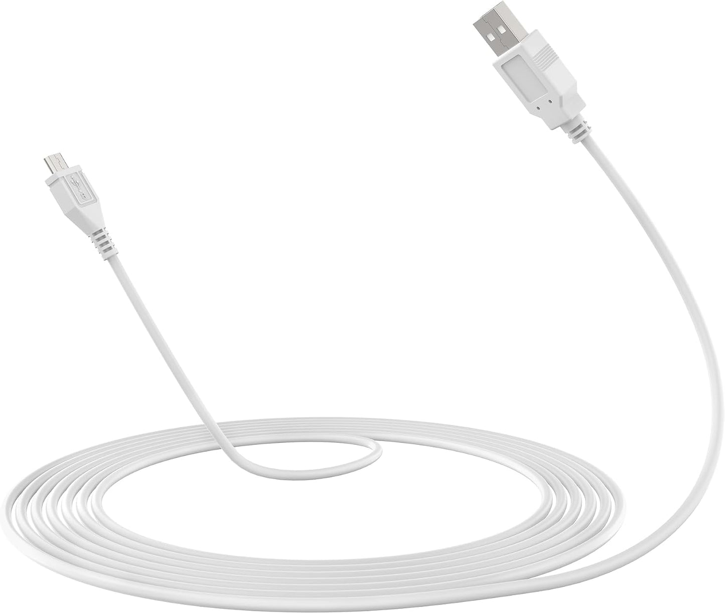 Beudsa ChargN 5V Micro USB Charger Power Cord Compatible with eufy Baby Monitor (Work Compatible with Both Camera Unit