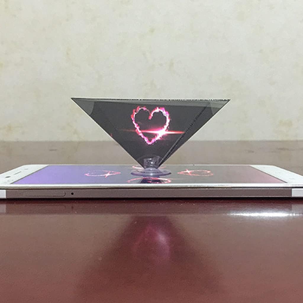 BEIDUOYANG 3D Hologram Projector for Smartphones, Holographic Display, USB Connectivity