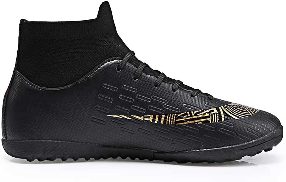 Mens Soccer Cleats Football Boots High-Top Outdoor/Indoor Training Athletic Sneaker