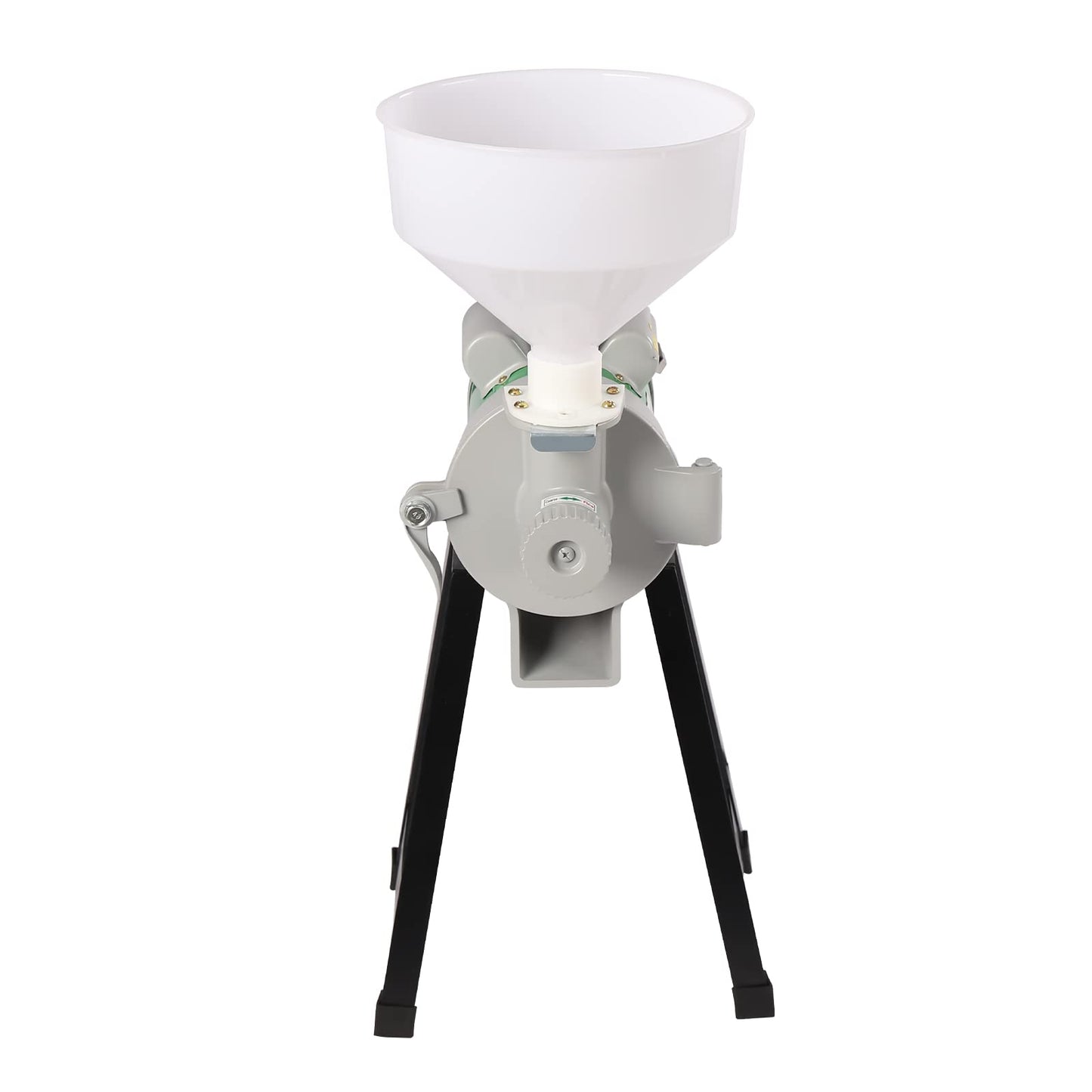 2200W Electric Grain Mill, Electric Corn Mill, Commercial Wet and Dry Grain Mill, Heavy Duty Mill, Grain Corn Wheat Feed Flour Soy Milk Mill with Funnel, 2800R/Min