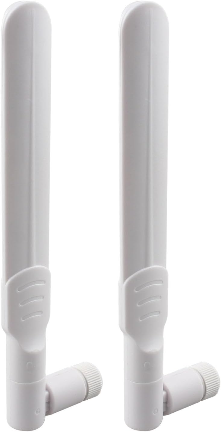 Futheda 2pcs 2.4GHz 5GHz 5.8GHz 8dBi Dual Band WiFi Aerial Antenna with MIMO RP-SMA Male Connector Compatible with SUS