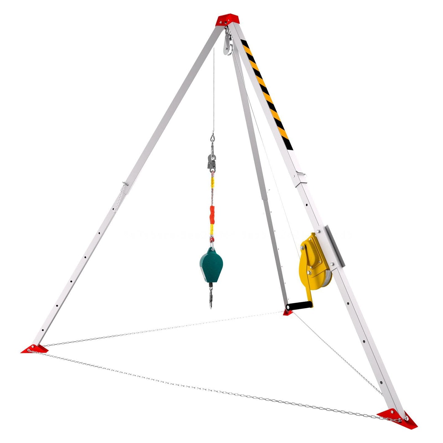 Traditional Confined Space Tripod, 1800lbs Confined Space Tripod Kit, Confined Rescue Tripod for Traditional