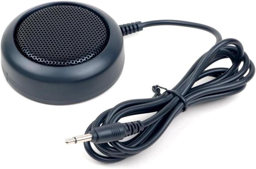 Gabil GSP-01 4 3 3.5mm 4.92 Upgraded Mini External Speaker, Ohm Watt High Power Audio for Mobile Ham Radio CB Scanner