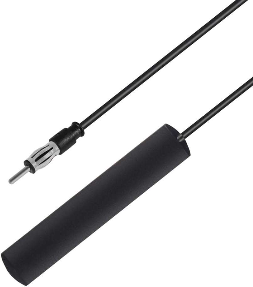 DORHEA Universal Radio Antenna Car Stereo AM FM Hidden Windshield Adhesive Mount Patch Antenna for Vehicle Truck SUV