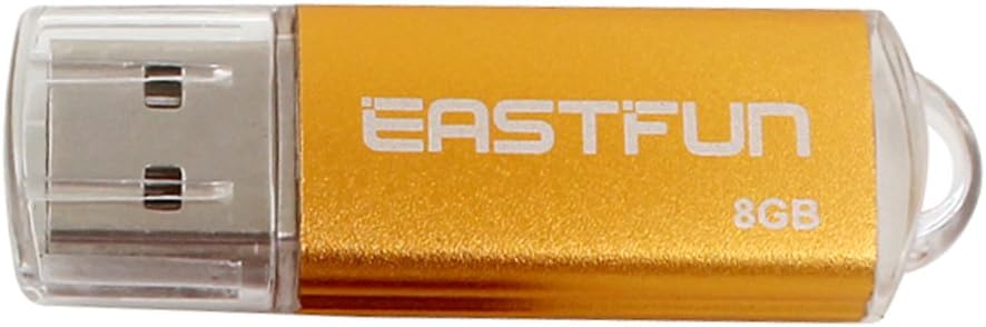 EASTFUN 5Pcs 8GB 2.0 USB Flash Drive USB Flash Memory Stick Thumb Stick Pen(Five Mixed Colors: Blue Purple Rose Green