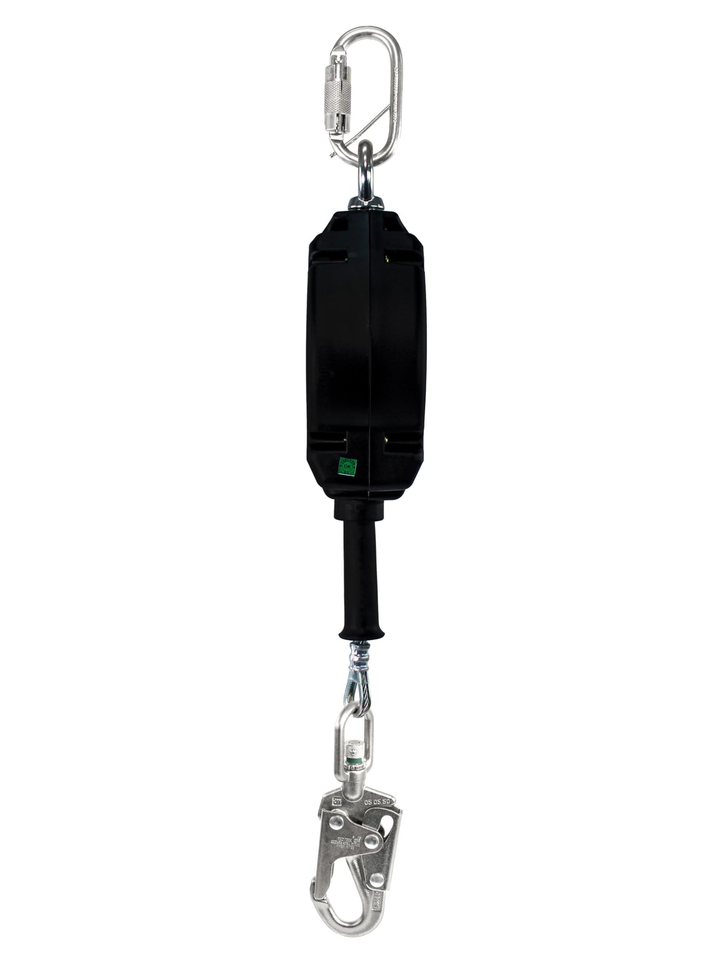 Frontline RPG30' Cable SRL with Steel Snap Hook End | 3/16" Galvanized Steel Cable | Lightweight, Durable | Swivel Anchorage Eye | 310 lbs Capacity | ANSI & OSHA Compliant (1 Pack)