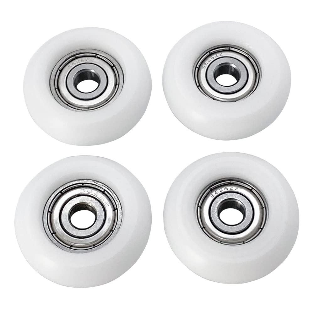 4pcs Roller Wheel Parts Replacement for Total Gym Wheels/Rollers, Fit for Gym Models 2000, 3000, Some 3000 XL and a Few Very Early XL, Upgraded Rollers Kit Set