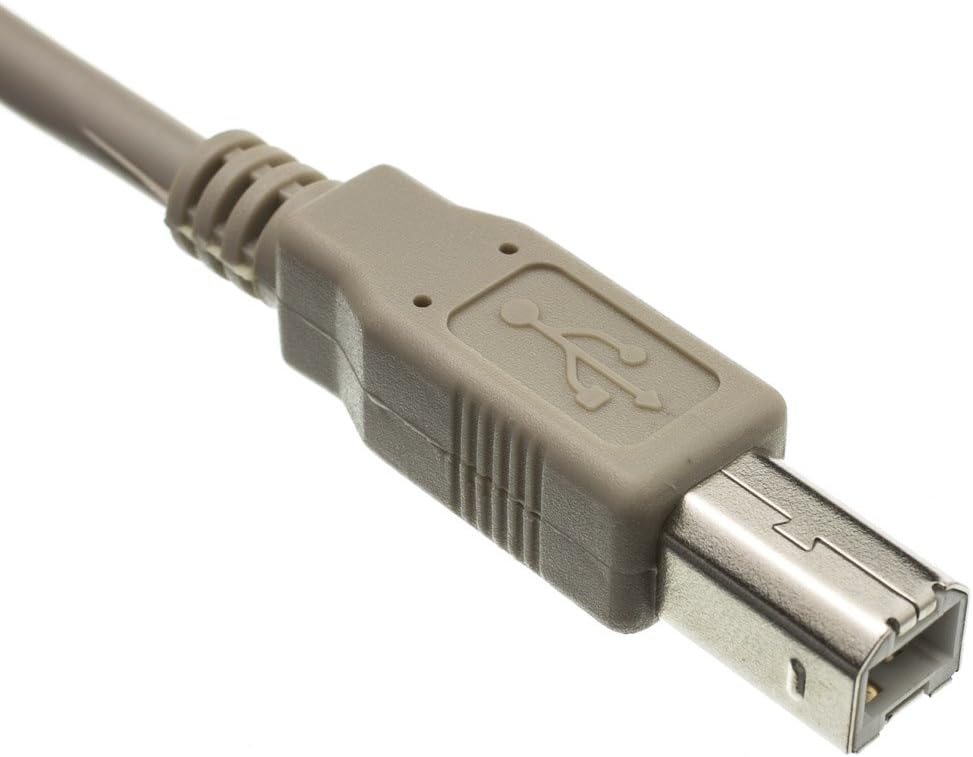 10 2.0 2.0 CableWholesale feet USB Printer/Device Cable, Beige, Type A Male/Type B Male Plug, A Male to B Male High