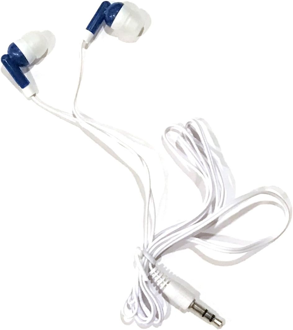 100 Pack MP3 TFD Supplies Wholesale Bulk Earbuds Headphones for iPhone, Android, Player - Mixed Colors