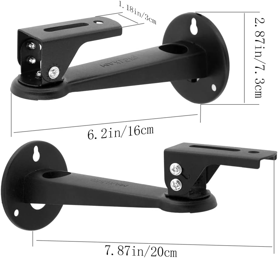 Drsn 360 6.6 lbs Mini Projector Wall Mount, Rotation, Adjustable Angle, Load Capacity, Black