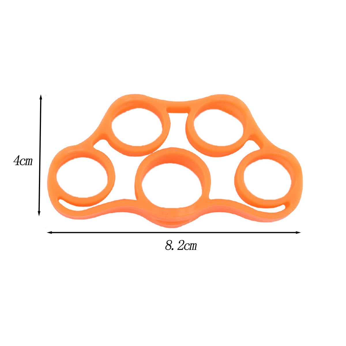 LAIYOHO 6 Pack Finger Strengthener - 3 Resistance Levels Silicone Exerciser - Hand Grip Trainer for Fitness, Guitar & Rock Climbing