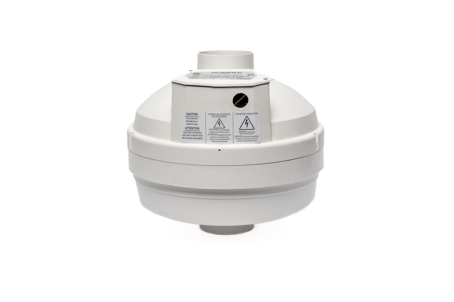 Festa AMG Maverick EC Radon Fan – 4“ Installation Kit - Quiet and Energy Efficient Radon Mitigation Inline Fans – High Performance 4” Duct Fan