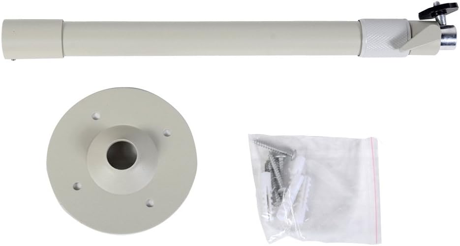 VideoSecu 1/4 20 MCB24 1XS Security Camera Wall Ceiling Mount Bracket Stand Tilt Swivel Mounting Device for Some Mini