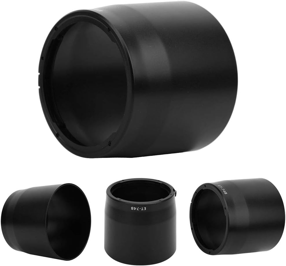 EF70-300mm F4-5.6 ET- Photography Lens Hood Reversed,Portable Camera Lens Case Cover Sunshade for is II Lens