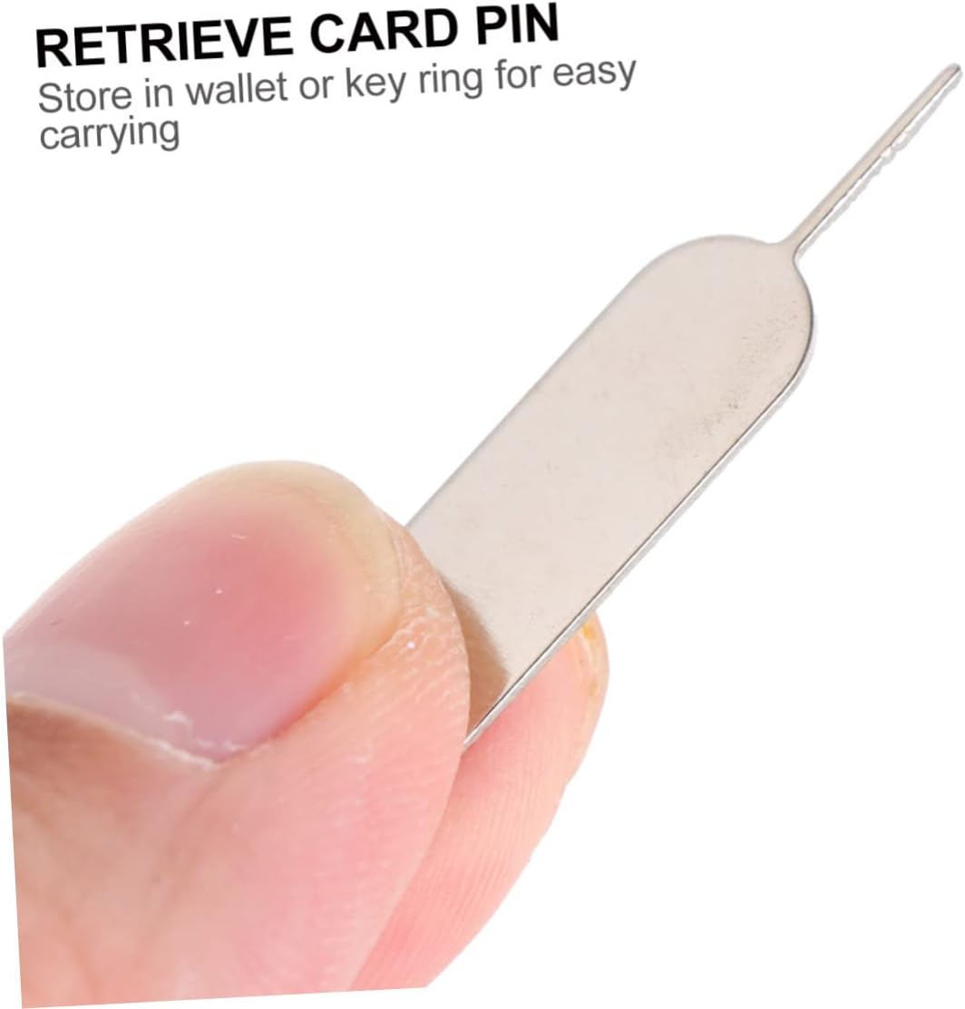 200pcs Housoutil Pin Eject Tool for Sim Tray Extraction Lightweight Mobile Phone Remover Compatible Smartphones Tablets