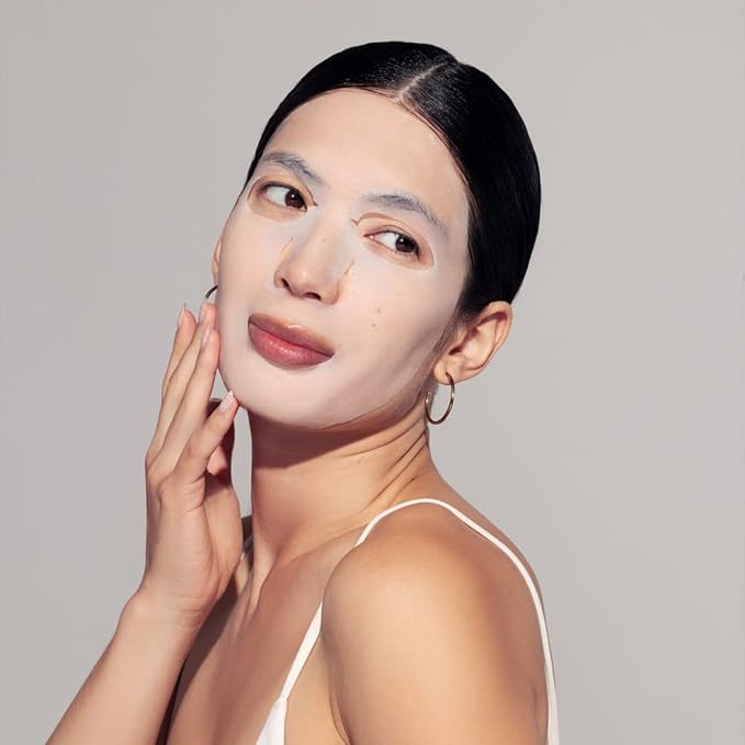 Karuna - Hydrating+ Facial Mask for Well-Moisturized & Hydrated Skin, Glow-Enhancing Facial Skin Care Products, Hydrating Face Masks with Natto, Niacinamide & Sodium Lactate, 1 Pack