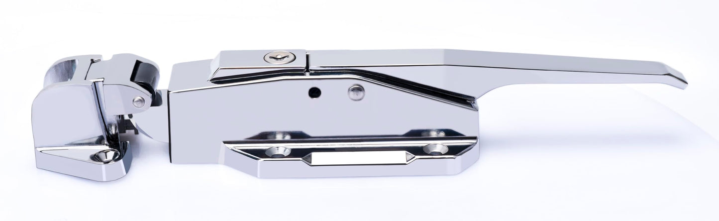 Duodyeo Heavy Duty Freezer Door Handle, Walking Cooler Door Closer Complete Kit, Walk in Cooler Door Handle for Coolers, Freezers, Industrial Ovens, Laboratory, Warehouse,etc. (Base Height 1.8 inch)