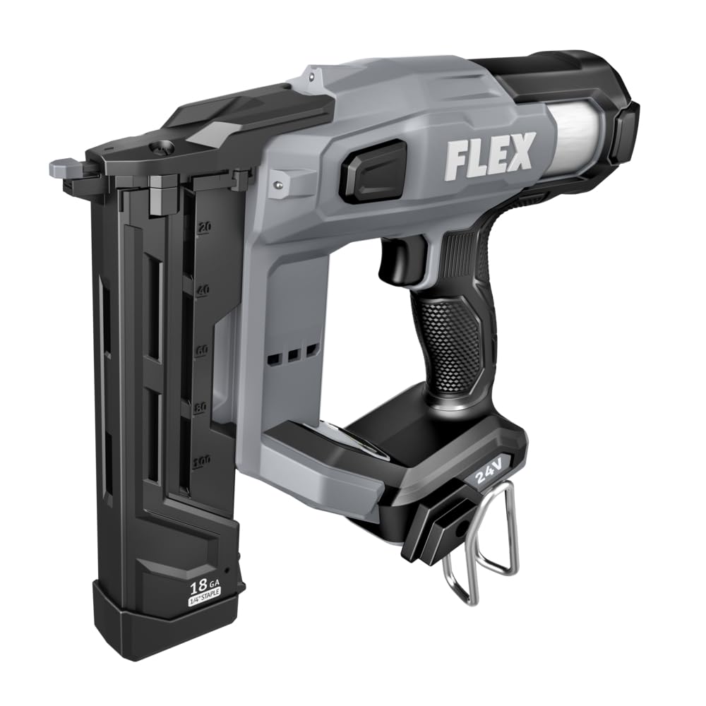 FLEX 24V Brushless 1/4-inch Narrow Crown Stapler Tool Only - FX4511-Z