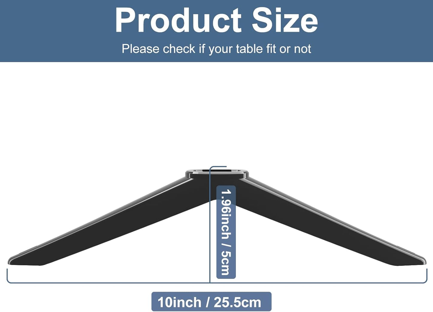 Maozhren TV Stand for Insignia TV Legs Replacement, Not Universal, Easy to Install, for Insignia TV Stand Legs, Please