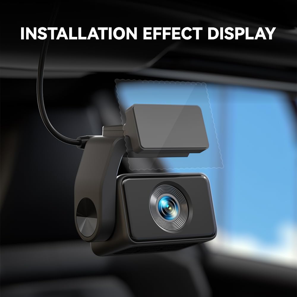 REDTIGER F4 Car Recorder Right Angle Glass Mount for Dashcam, Ideal for Truck, Bus, Easy Installation, Enhanced Viewing