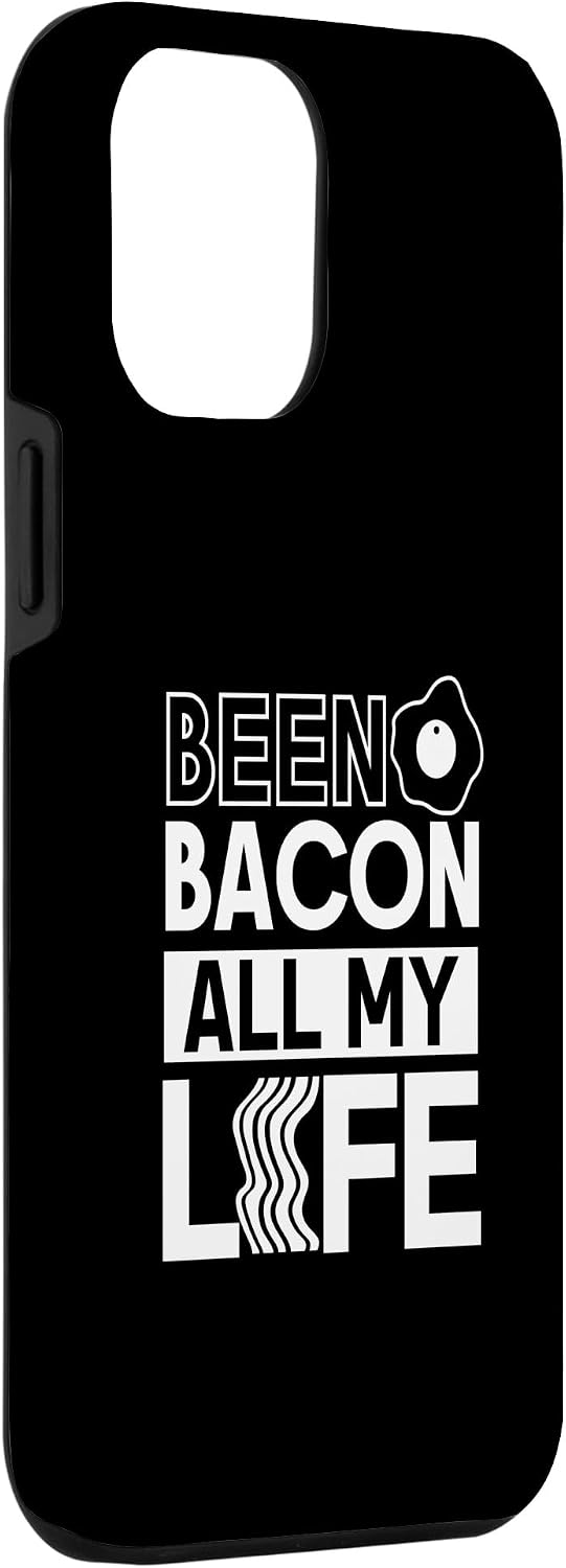 Bacon Lovers Gifts Men - Bacon Pajamas Women 12 Been Bacon All My Life - Making Bacon Case for iPhone Pro Max