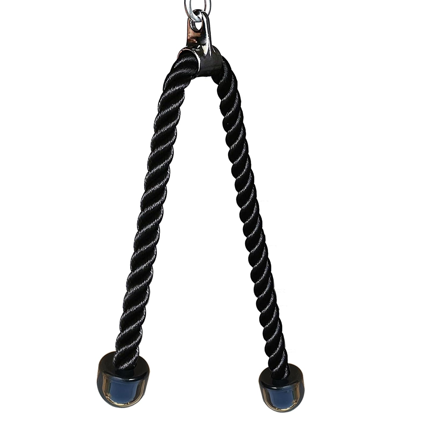 KORIKAHM Long Tricep Rope, Rope Pull Down Attachment 47 55 Inch Length Long, Tricep Rope Cable Attachment, Tricep Pull Down Rope for Home Gym Pulley System,Cable Machine Attachment (Length 47")
