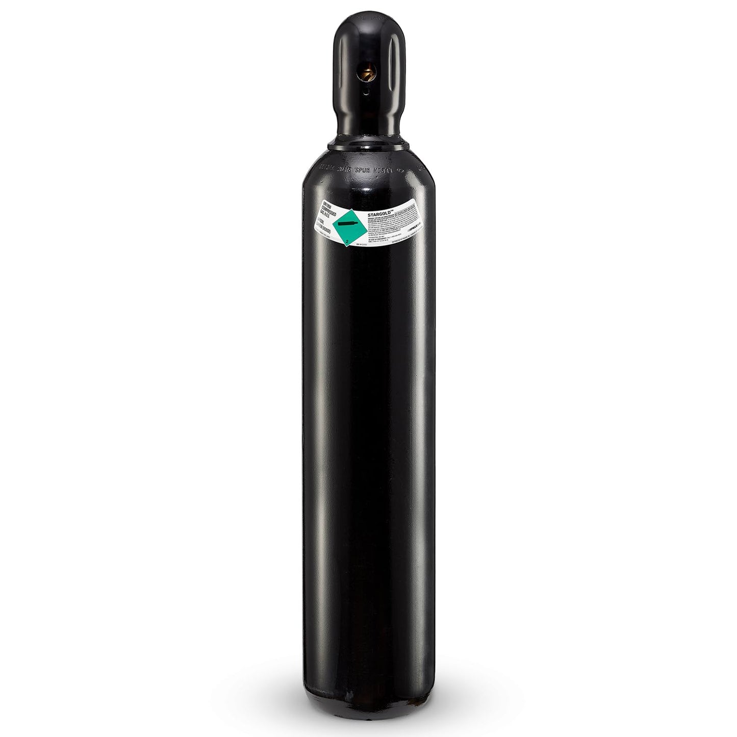 PrimeWeld 75% Argon 25% CO2 Bottle 125CF | DOT 3AA | USA CGA 580 Valve | Best Gas Blend for MIG Welding | Cylinders Full & Ready to Use