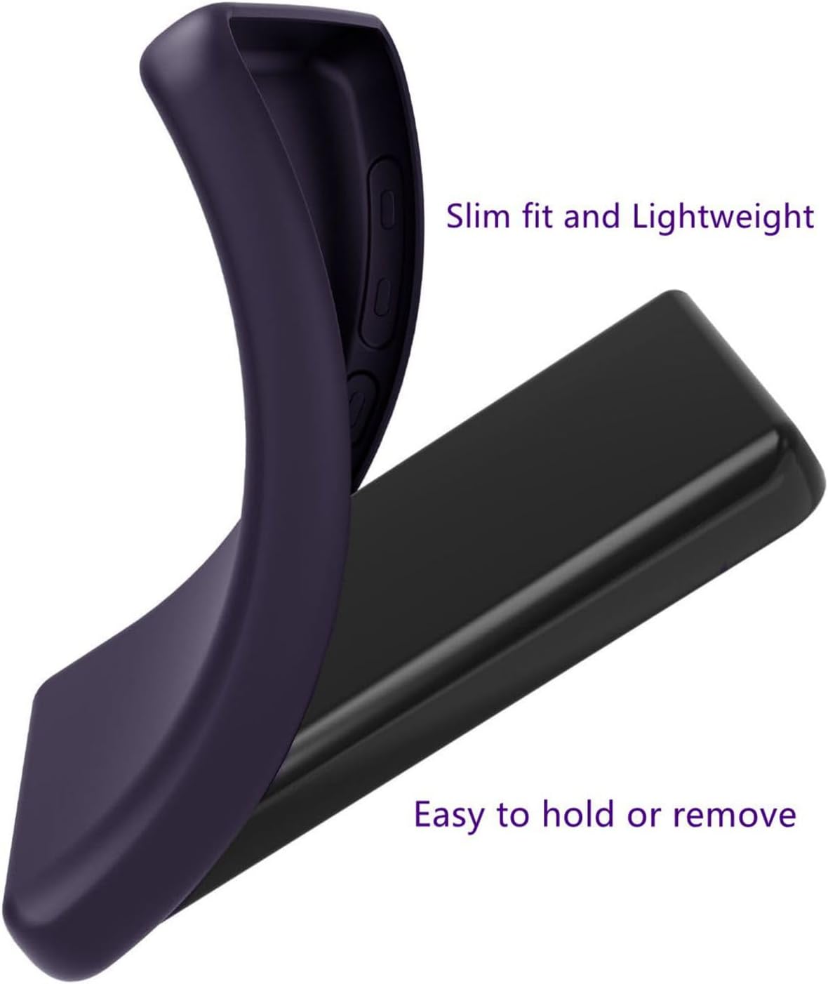 Fotosuncy Mp3 G1 G3 4.0 inch, Player Case for innioasis Slim Fit Soft TPU Matte Cover with Cleaning Cloth Purple