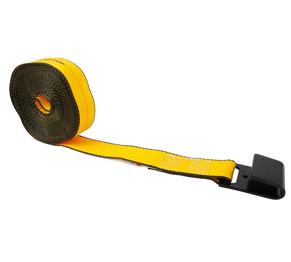 Mytee Products (10 Pack) Kinedyne 2" x 27' Ratchet Strap with Flat Hook