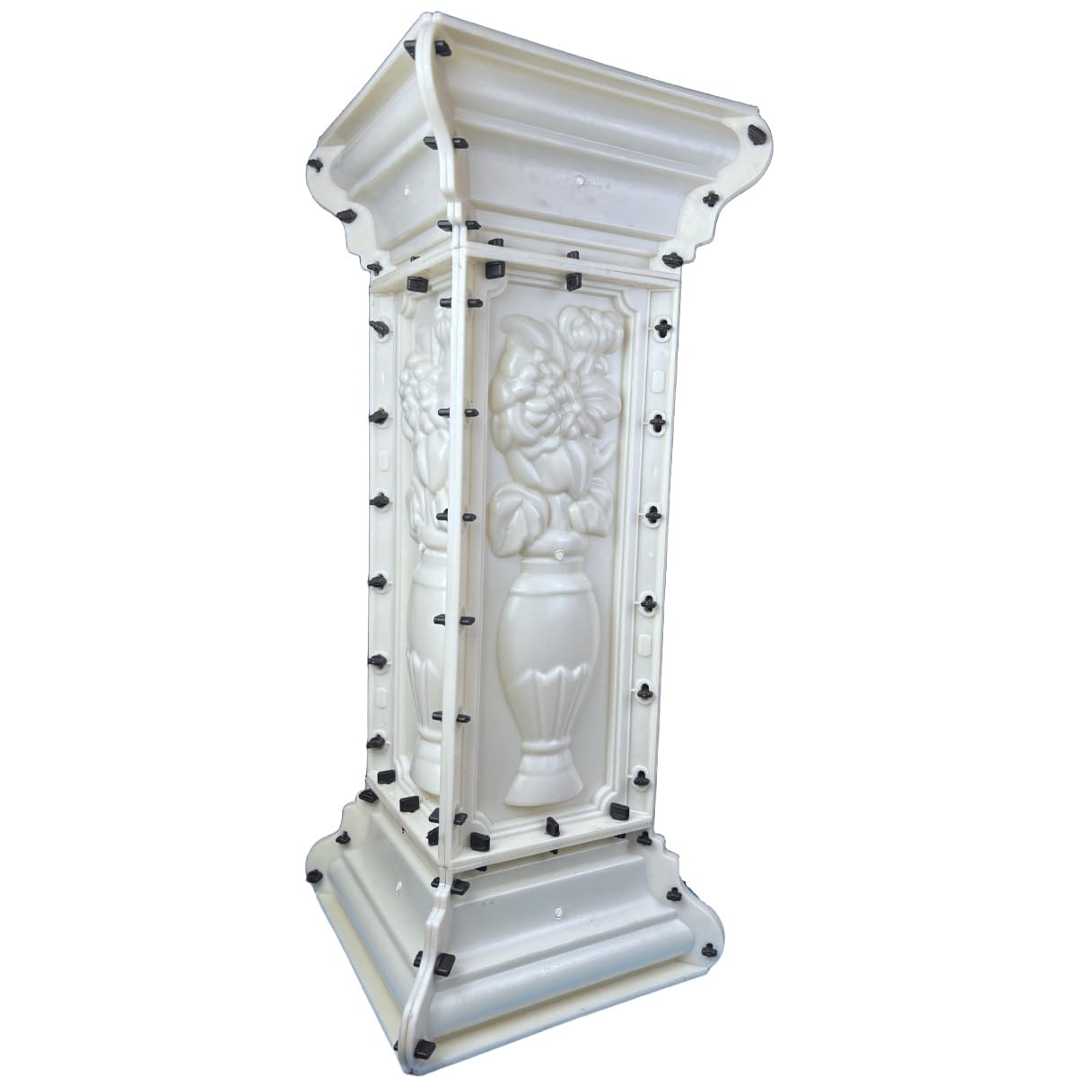 EAIVENY Concrete Balcony Divider Mold, Heavy-Duty ABS Balcony Construction, Reinforced Formwork Mould (102 CM)
