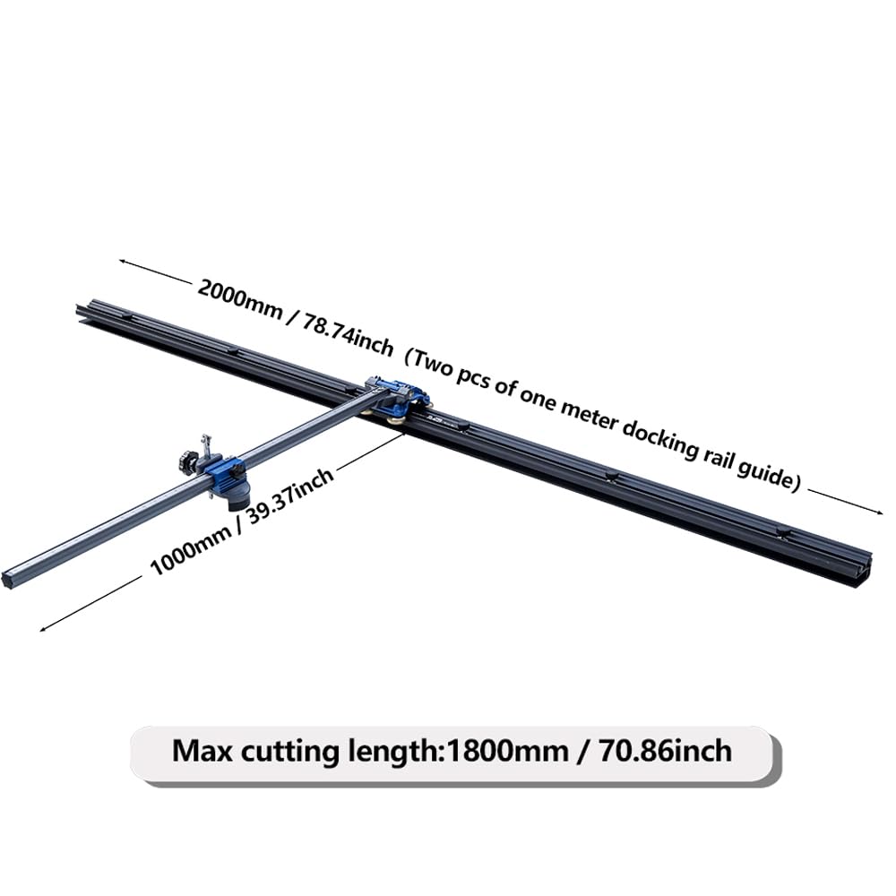 Raizi Tcut™ T Shape Manual Tile Cutter with 78.7 inch Rail Guide