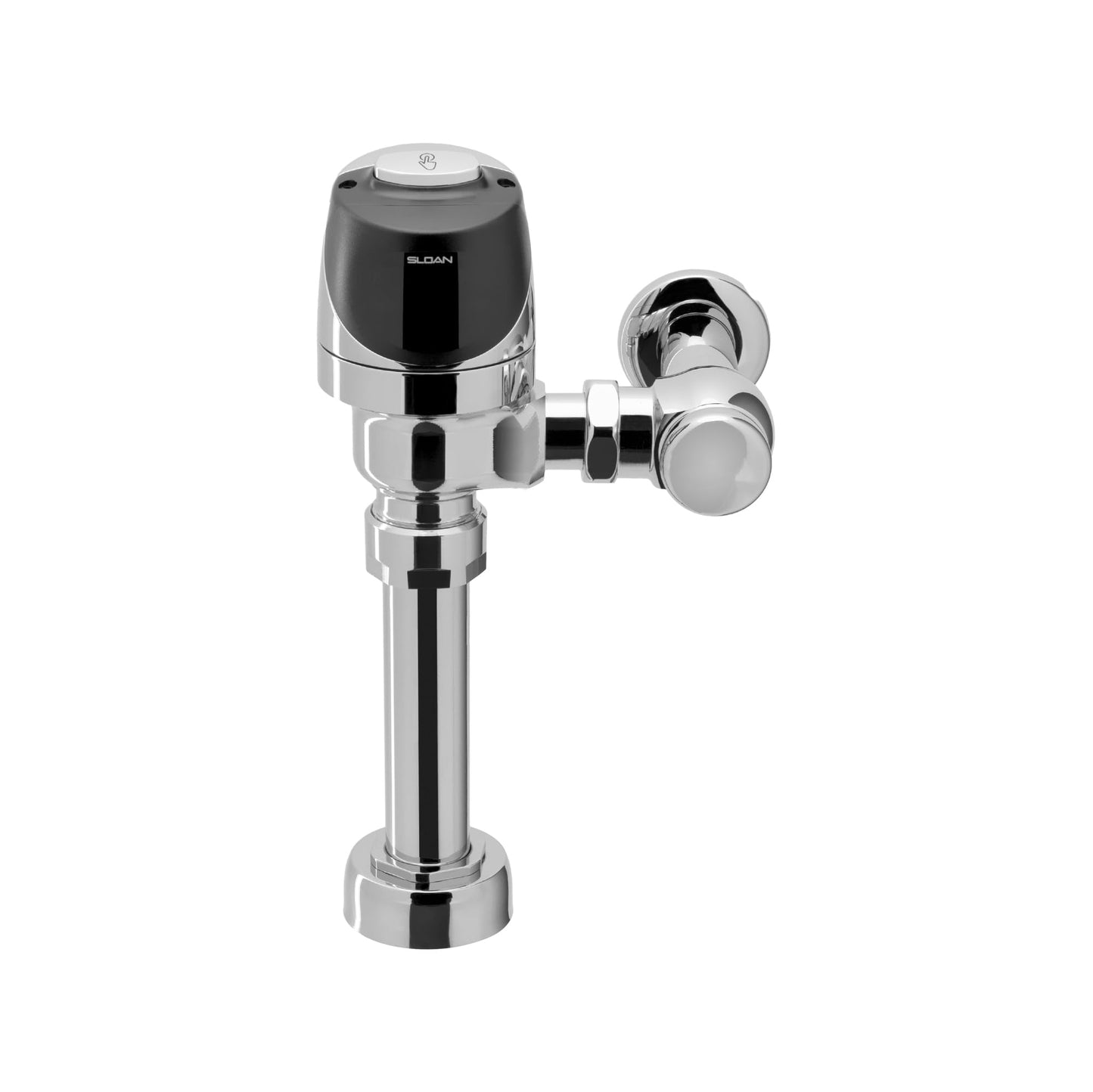 Sloan G2 Optima Plus 8110 Exposed Sensor Water Closet Flushometer, 3.5 GPF Flush Valve - Single Flush, Fixture Connection Top Spud, Battery Powered Infrared Sensor, Polished Chrome Finish, 3250404