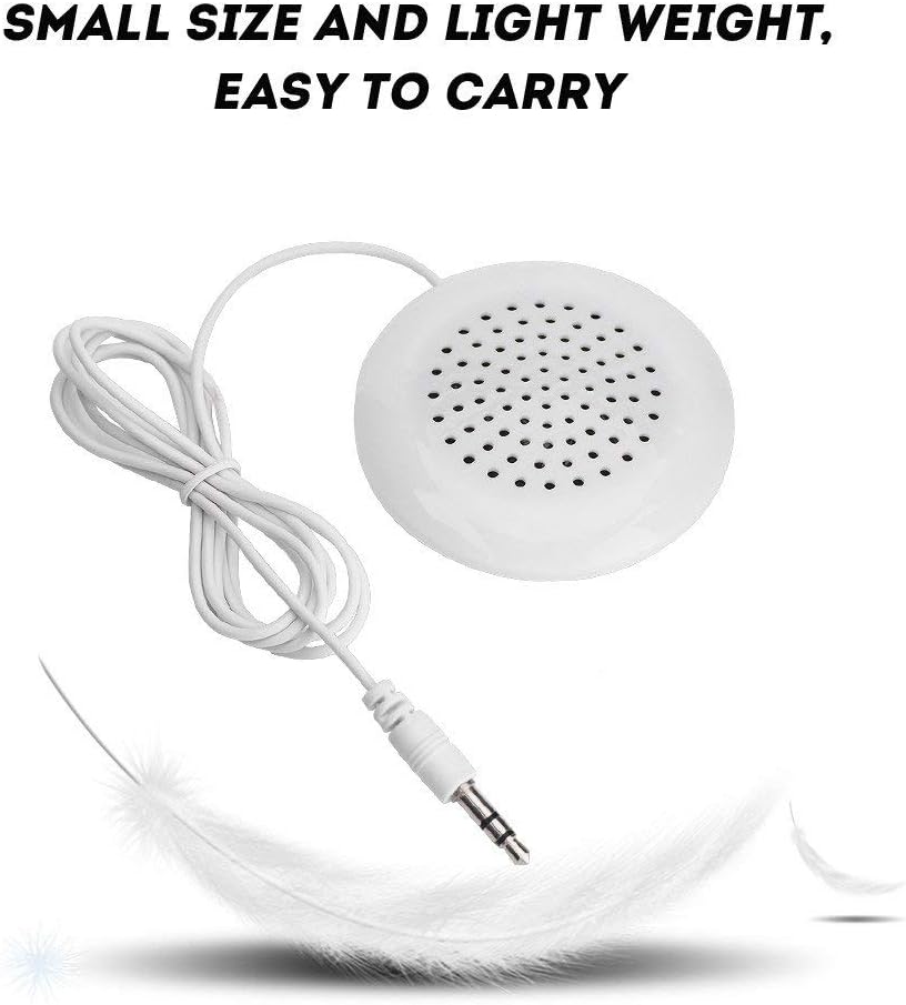 Ciglow 3.5mm MP3, MP4, Mini Speaker, DIY Portable Pillow Speaker with Stereo Sound HiFi Speaker for CD Player, Mobile