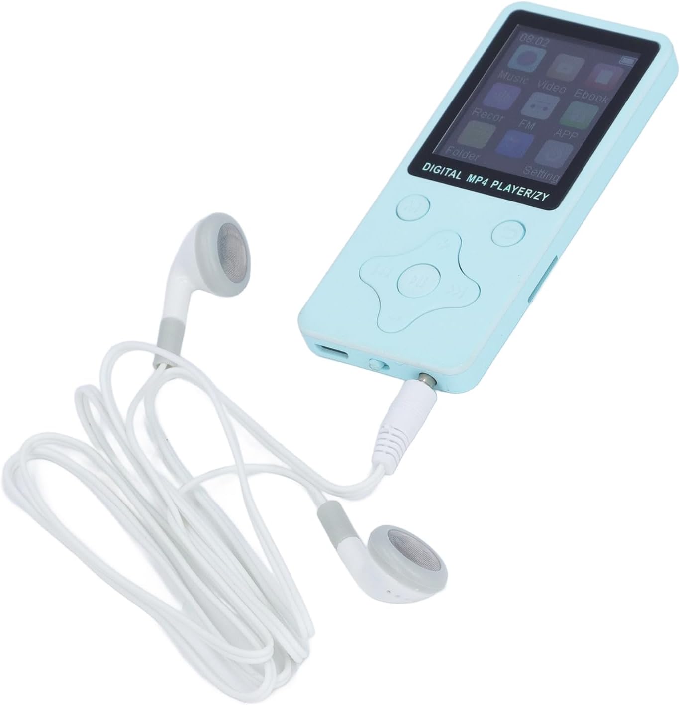 Zopsc 64GB MP3 MP3 64GB 1.8 Inch Player, HiFi Lossless Sound Portable Player with Memory, LCD Screen Bluetooth Music