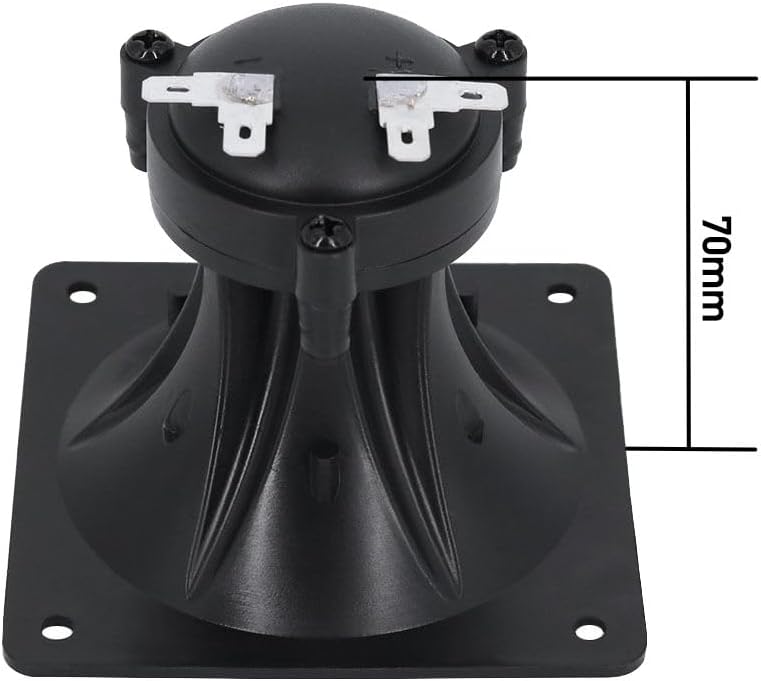 CCeCCe 2 Pack 3.25" 3.25" Component Square Tweeter x Piezo Horn Element Replacement DJ Speaker Loudspeaker Buzzer